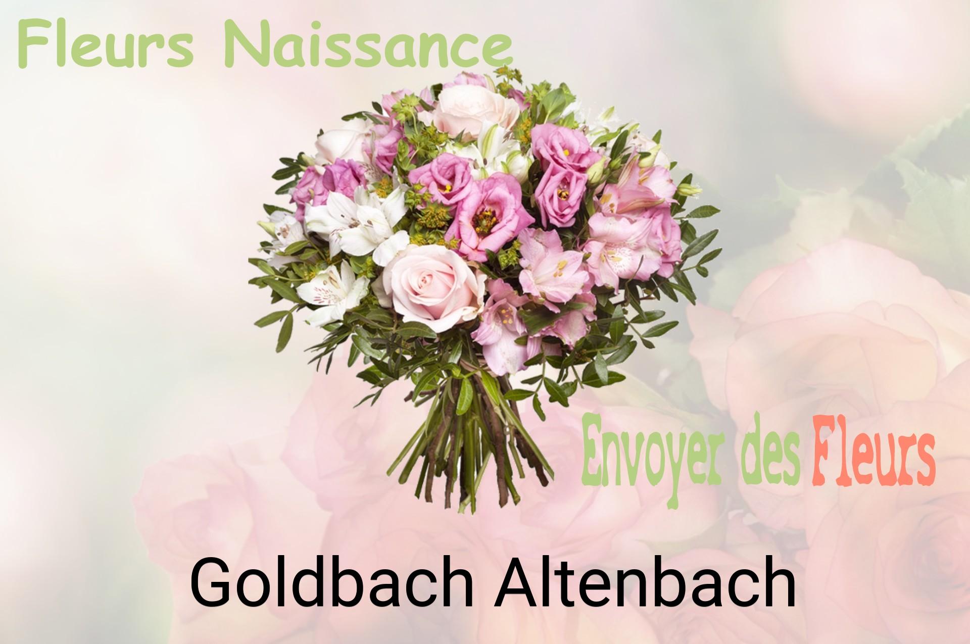Bouquet de fleurs de naissance livré à Goldbach-Altenbach